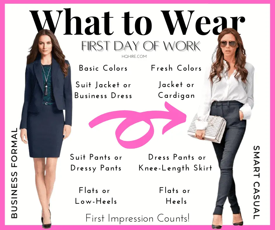 How To Dress For Work For Woman (First Day Of Work Outfit) | HQ HIRE 2022