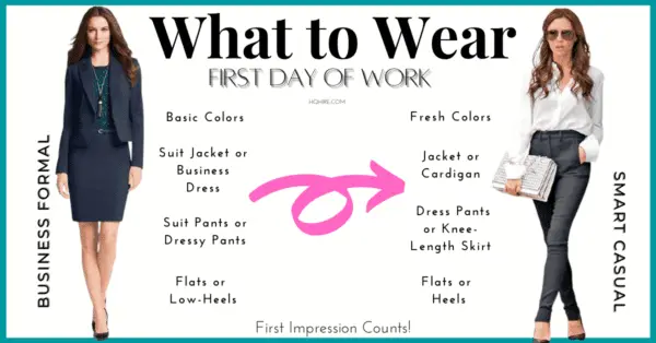 How To Dress For Work For Women (First Day Of Work Outfit) | 2024
