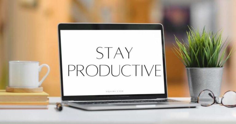 How to be more productive working from home