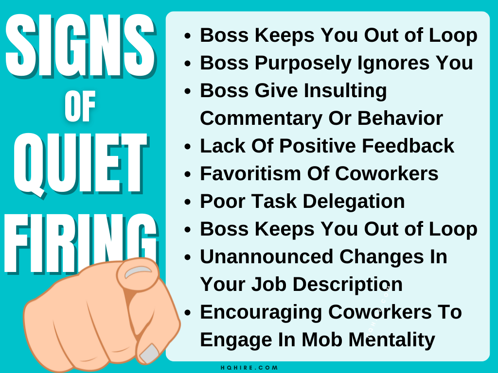 8 Signs Of Quiet Firing You Should Know Now (Stay Alert) | 2024